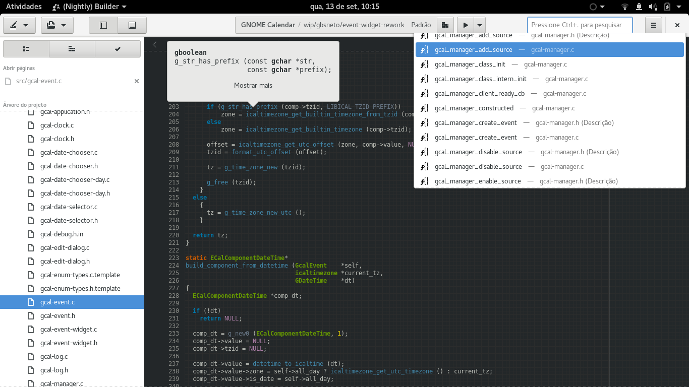 GNOME Builder 3.26